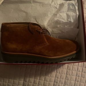 Ferragamo Lagos Chukka Boots Size 9
